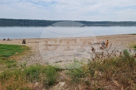 Лом - река Дунав - ниско ниво