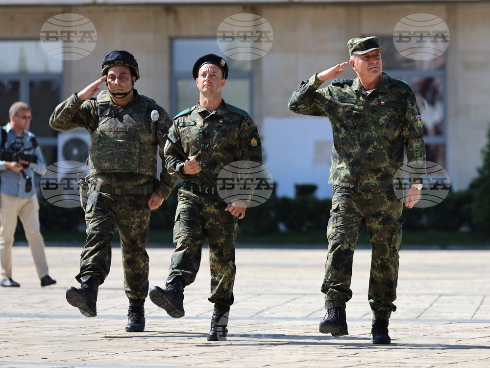 Асеновград - изпращане на български военен контингент - тържествен ритуал