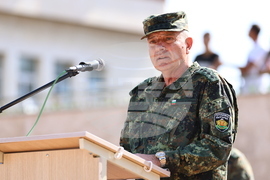 Асеновград - изпращане на български военен контингент - тържествен ритуал