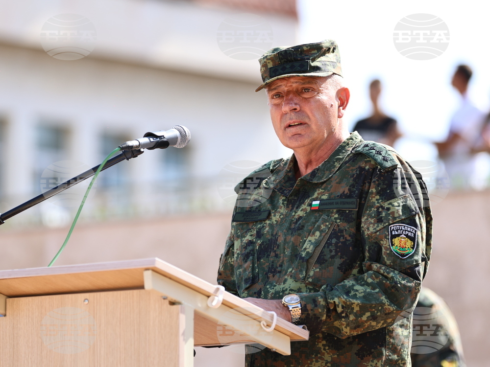 Асеновград - изпращане на български военен контингент - тържествен ритуал