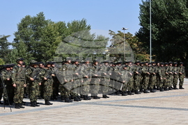 Асеновград - изпращане на български военен контингент - тържествен ритуал