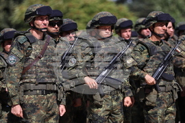 Асеновград - изпращане на български военен контингент - тържествен ритуал