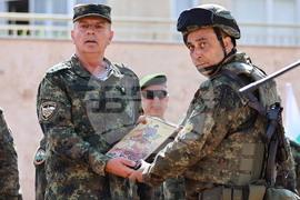 Асеновград - изпращане на български военен контингент - тържествен ритуал