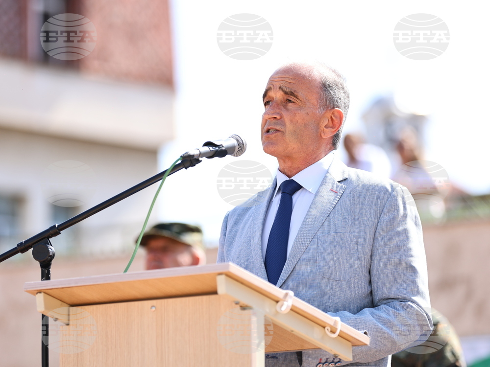 Асеновград - изпращане на български военен контингент - тържествен ритуал