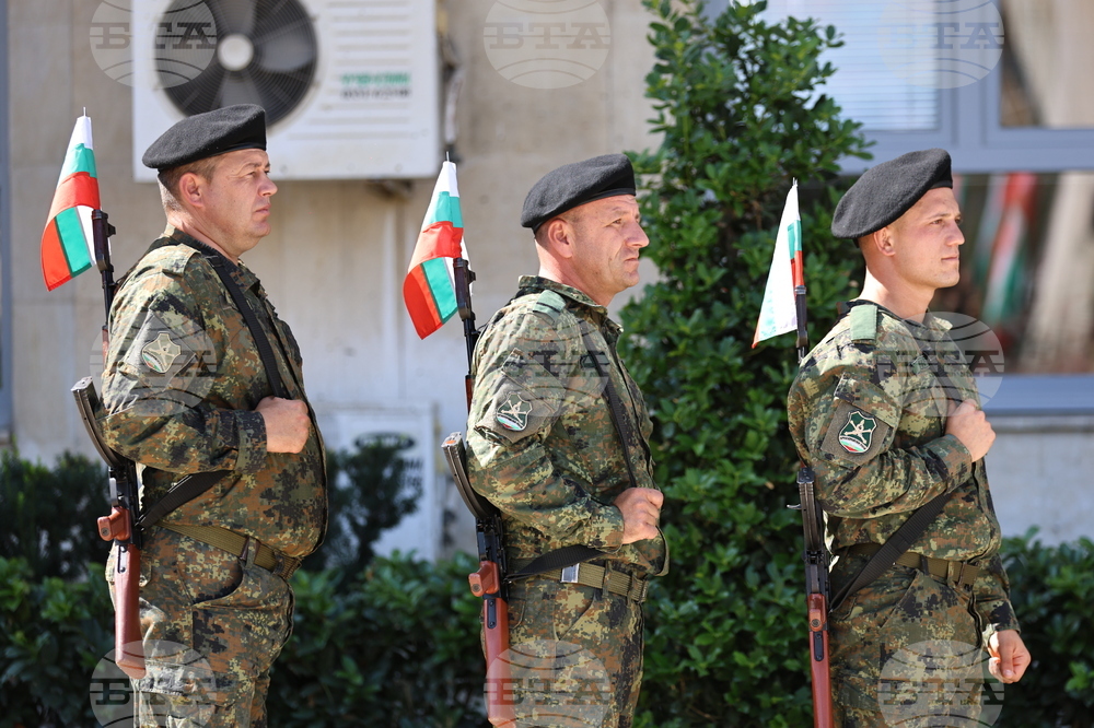 Асеновград - изпращане на български военен контингент - тържествен ритуал