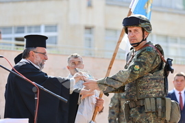 Асеновград - изпращане на български военен контингент - тържествен ритуал