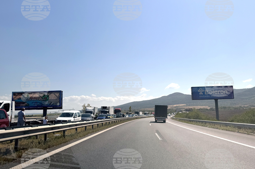 Автомагистрала „Тракия“ - камиони - пожар