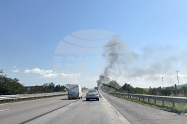 Автомагистрала „Тракия“ - камиони - пожар