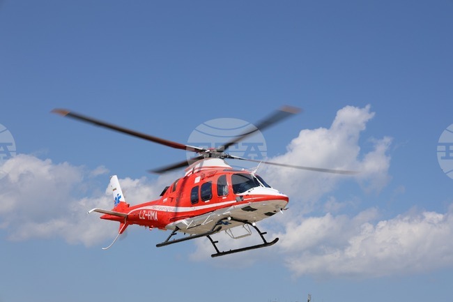 Medical Helicopter Transports Patient in Critical Condition from Gotse Delchev to Sofia