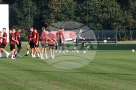 Национална футболна база „Бояна“ - тренировка на националния отбор на България