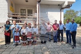 Село Горно Церовене - архитект Стефан Стефанов - паметна плоча - откриване