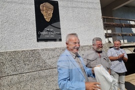 Село Горно Церовене - архитект Стефан Стефанов - паметна плоча - откриване