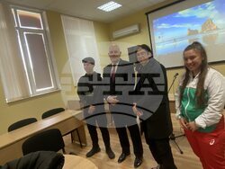 Снимка: Асоциация на прокурорите в България - Главният прокурор Иван Гешев по време на среща с ученици от 11-и и 12-и клас от  Земеделската професионална гимназия в гр. Сандански.