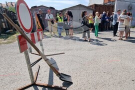 Шумен - улица - рехабилитация - първа копка