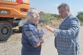 Шумен - улица - рехабилитация - първа копка