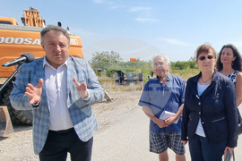 Шумен - улица - рехабилитация - първа копка