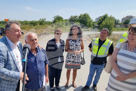 Шумен - улица - рехабилитация - първа копка