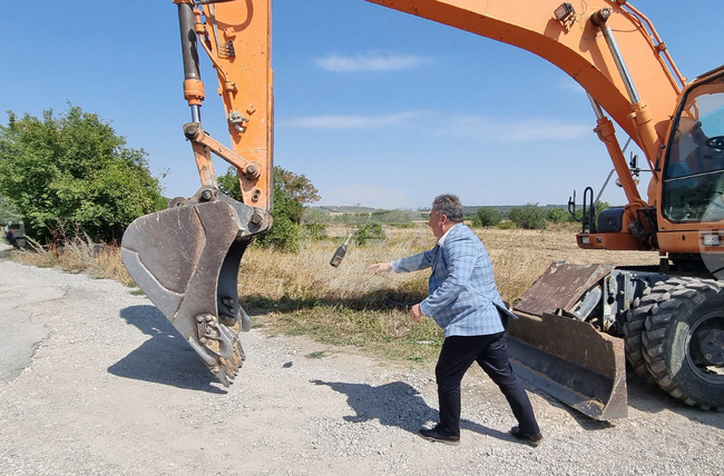 Шумен - улица - рехабилитация - първа копка