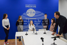 Национален пресклуб на БТА Благоевград - театрална школа - пресконференция