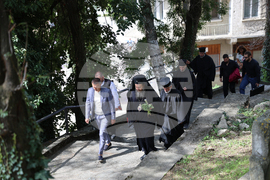 Белица – храм „Свети Георги Победоносец“ – камбанария – първа копка