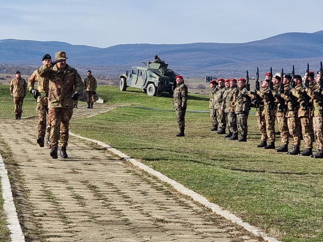 На полигона „Ново село“ започна учение за демонстриране на оперативните способности на бойна група с рамкова държава Италия