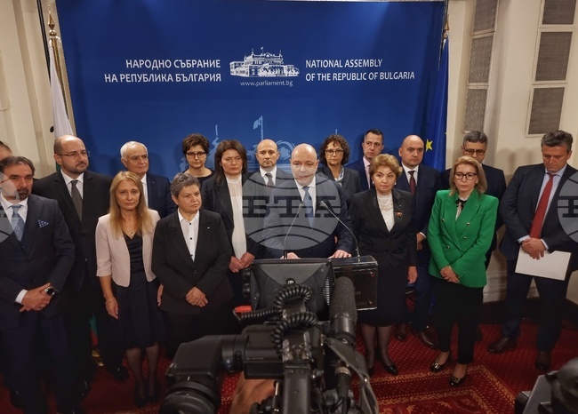 Парламент - ГЕРБ-СДС - Николай Габровски - брифинг