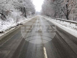 път, зима, сняг, снеговалеж, зима, зимна пътна обстановка, София, Снимка: АПИ