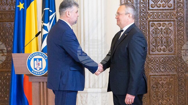 Лидерът на румънската Национално-либерална партия Николае Чука подписа декларация, че НЛП няма да управлява повече със СДП