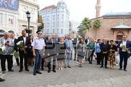 Пловдив - Ден на Съединението на България - паметна плоча на майор Райчо Николов