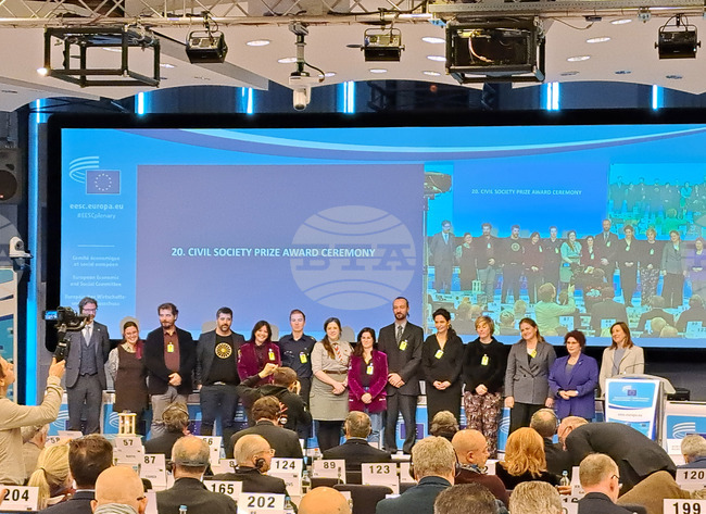 Белгия - Неправителствени организации - ЕИСК - награди