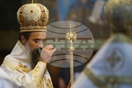 Катедрален храм "Св. великомъченица Неделя" - архиерейска заупокойна света литургия - патриарх Неофит