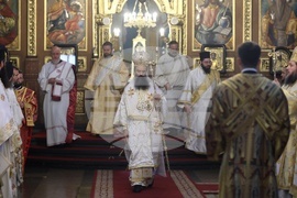 Катедрален храм "Св. великомъченица Неделя" - архиерейска заупокойна света литургия - патриарх Неофит