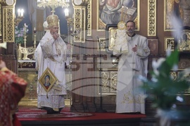 Катедрален храм "Св. великомъченица Неделя" - архиерейска заупокойна света литургия - патриарх Неофит