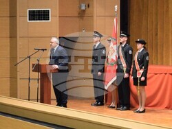 Снимка: Пресцентър МВР - ​Министърът на вътрешните работи присъства на церемонията по връчване на дипломите на студентите в Академията на МВР