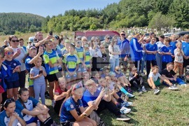 Село Белчин - състезание по ролкови ски - награждаване