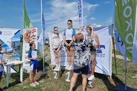 Село Белчин - състезание по ролкови ски - награждаване