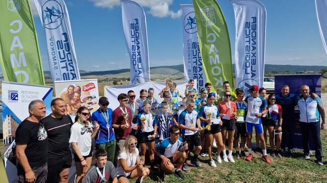 Село Белчин - състезание по ролкови ски - награждаване