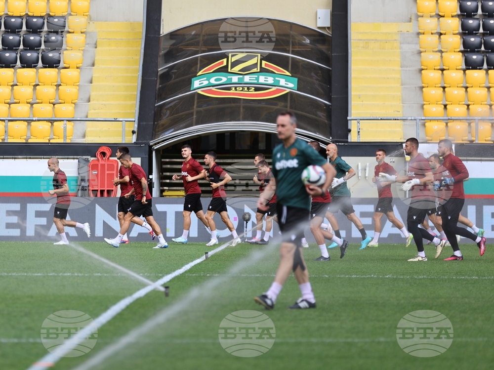 Пловдив - футбол - тренировка на националния отбор на България