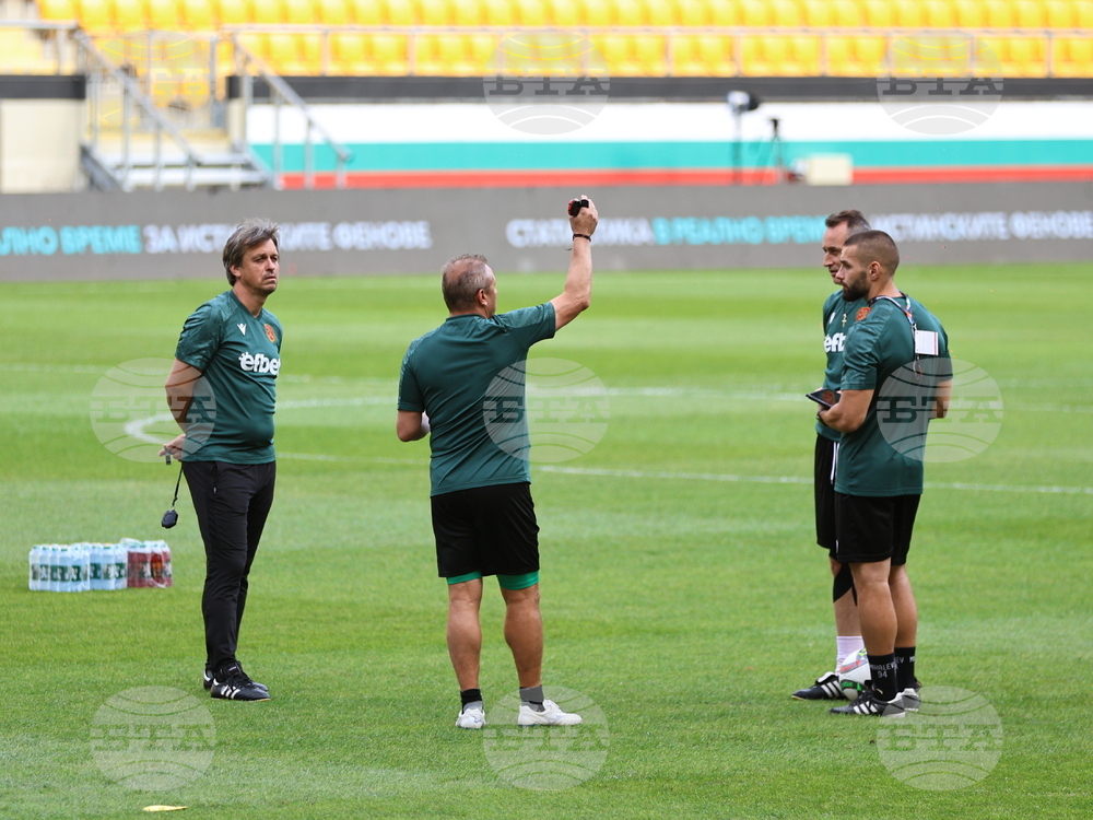 Пловдив - футбол - тренировка на националния отбор на България