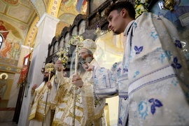 Патриаршеска св. Литургия в храм "Рождество Богородично"