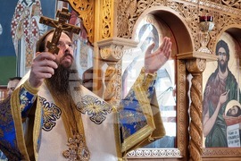 Село Кабиле - манастир "Рождество на Пресвета Богородица" - литургия