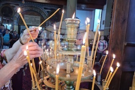 Бяла - храм "Свети Георги" - литургия