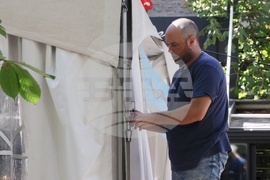 Фестивала "Алея на книгата" - подготовка