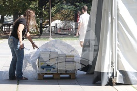 Фестивала "Алея на книгата" - подготовка