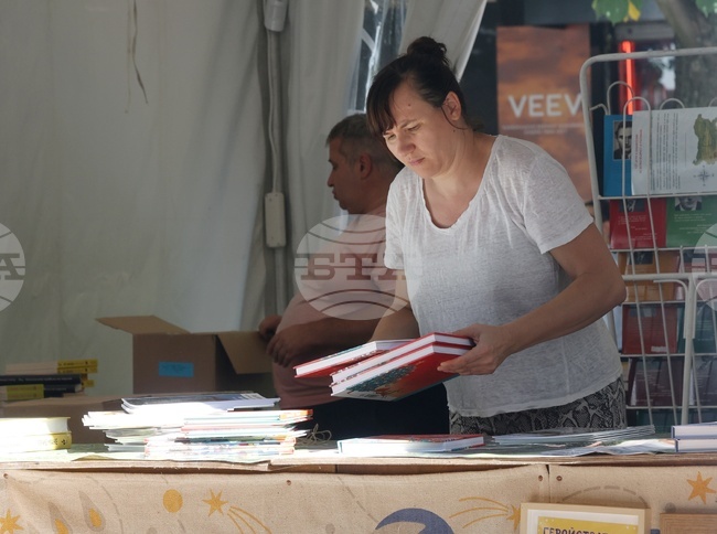 Фестивала "Алея на книгата" - подготовка