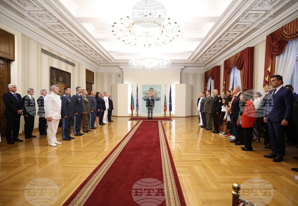 Румен Радев - Висше офицерско звание - церемония