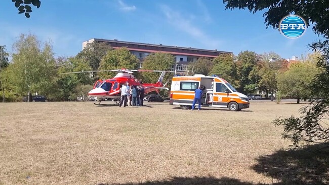От Кърджали бе извършено първото транспортиране на пациент с въздушна линейка