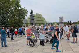 Шествие по повод 80-годишнината от преврата на 9 септември 1944 г.