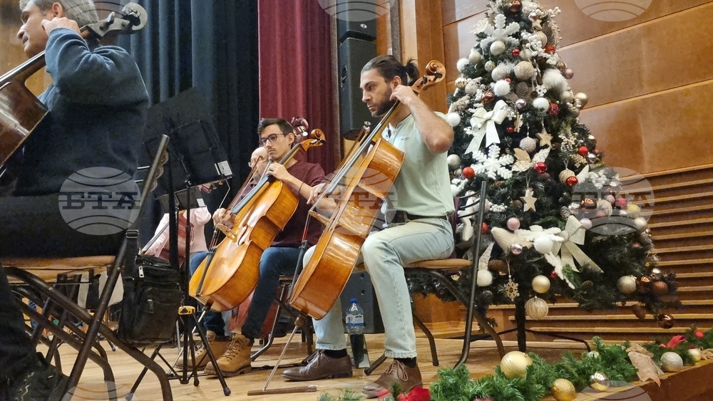 Сливен - Симфоничен оркестър - Коледен концерт - репетиция