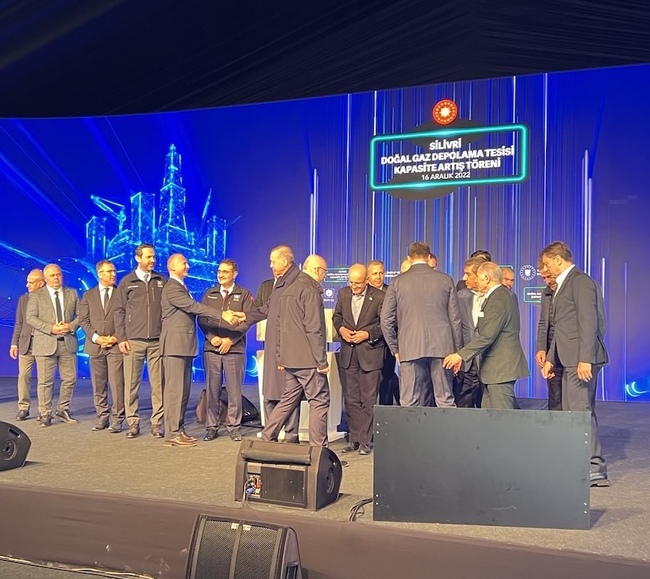 Росен Христов бе гост на откриването на най-голямото газохранилище в Европа